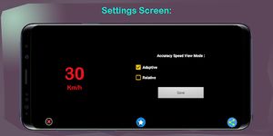 Nauwkeurige snelheidsmeter-app - HUD Speedometer screenshot APK 1