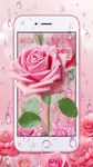 Elegantes Rosa-Rosen-Thema 3D Bild 2