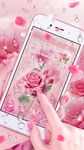 Elegantes Rosa-Rosen-Thema 3D Bild 