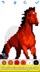 Horse Color by Number-Pixel Art Draw Coloring Book εικόνα 1