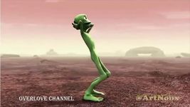 The green alien dance capture d'écran apk 