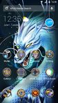 Divine Cool White Dragon-APUS Launcher theme image 3
