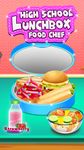 High School Lunchbox Food Chef ekran görüntüsü APK 5