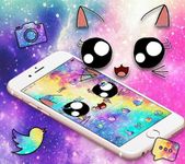 Imagem 5 do Galaxy Cute Kitty Sparkle Theme