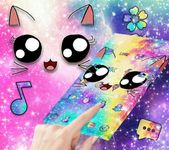 Galaxy Cute Kitty Sparkle Theme 이미지 4