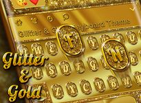 Imagem 2 do Glitter and Gold Premium Keyboard Theme