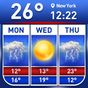 Ikona apk Weather report & temperature widget