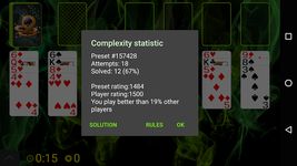 Spider Solitaire (Web rules) のスクリーンショットapk 18