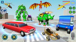 Screenshot 4 di Futuristic Rhino Robot Car Transformation Game apk