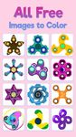 Fidget Spinner Color by Number: Pixel Art No.Color imgesi 6