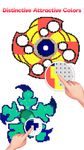 Fidget Spinner Color by Number: Pixel Art No.Color imgesi 