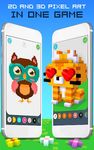 Tangkapan layar apk RAINBOW Color by Number - 2D & 3D Pixel Art 8