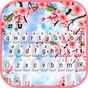 Icône de Nouveau thème de clavier Pink Glass Sakura