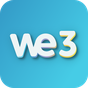 Ícone do We3 - Meet new people & make friends, 3 at a Time