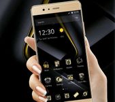Thème d'affaires noir d'or pour Huawei P20 image 3