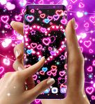 Screenshot 19 di Neon hearts live wallpaper apk