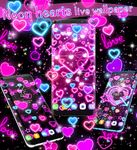 Screenshot 18 di Neon hearts live wallpaper apk