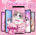 Gambar 3D Cute Cat Theme 5