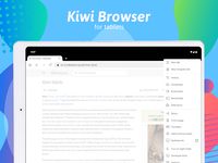 Kiwi Browser - Fast & Quiet captura de pantalla apk 4