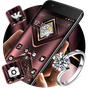 Carmine Velvet Glitter Diamond Theme APK Icon