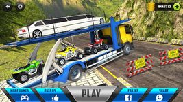 Captura de tela do apk Car Transporter Cargo Truck Driving Game 2018 5