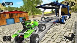 Captura de tela do apk Car Transporter Cargo Truck Driving Game 2018 