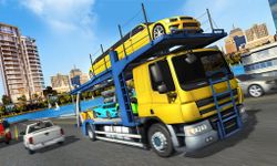 Captura de tela do apk Car Transporter Cargo Truck Driving Game 2018 10