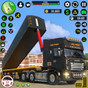 Ícone do grande caminhão herói dirigindo simulador 2018
