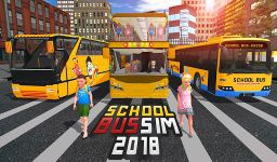 Screenshot 4 di School Bus Driver Simulator 2018: City Fun Drive apk