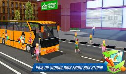 Screenshot 9 di School Bus Driver Simulator 2018: City Fun Drive apk