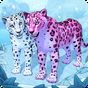 Ícone do Snow Leopard Family Sim Online