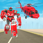 Máy bay trực thăng Robot Chuyển đổi Game Năm 2018 APK