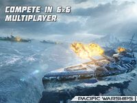 Captura de tela do apk Pacific Warships:  Epic Battle 7