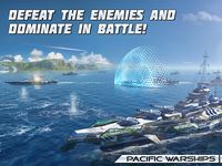 Captura de tela do apk Pacific Warships:  Epic Battle 