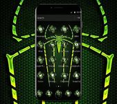 Картинка  Green Fluorescent Spider Theme