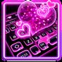 Ícone do apk Sparkling Neon Pink Keyboard