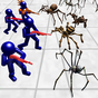 Kampfsimulator: Spinnen und Stickman