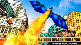 US Police Transform Robot Car Fire Dragon Fight screenshot apk 8