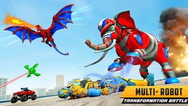 US Police Transform Robot Car Fire Dragon Fight screenshot apk 16