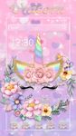 Theme Flower Unicorn Dream image 