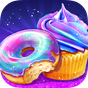 Rainbow Galaxy Mirror Desserts Maker Cooking Games apk icon