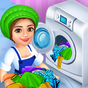 Laundry Service Dirty Clothes Washing Game icon