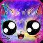 Galaxy Cute Smile Cat Keyboard Theme