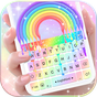 Rainbow Drops words Tema de teclado