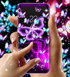 Neon butterflies glowing live wallpaper στιγμιότυπο apk 5