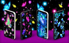 Neon butterflies glowing live wallpaper στιγμιότυπο apk 6