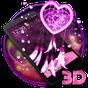 3D Pink Dreamcatcher Heart Theme APK