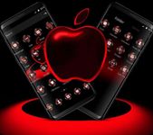 Imagem  do Red Neon Apple Dark Theme