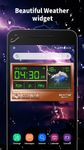 Alarm clock style weather widget image 