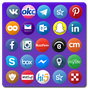 All in one social media network pro apk icon